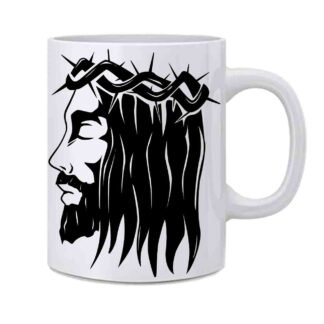 jesus print mug