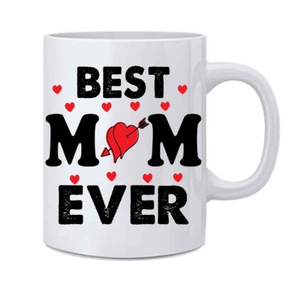 Ceramic Beautiful Best Mom Ever Printed Tea Coffee Mug Cup Gift For Mother - 350 ml - Image 2