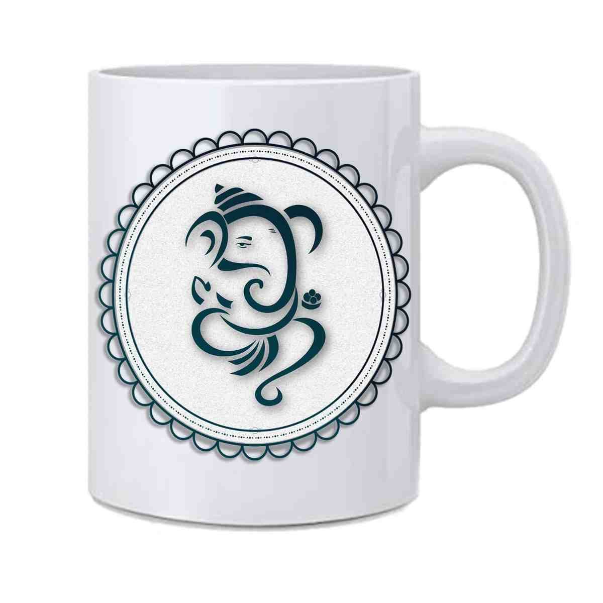 ganesh design mug